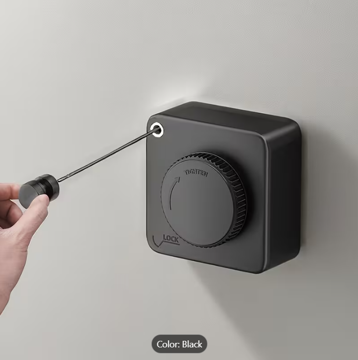 Retractable Clothes Drying Rope – Space-Saving, Strong & Discreet