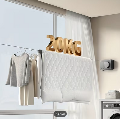 Retractable Clothes Drying Rope – Space-Saving, Strong & Discreet